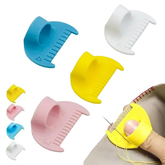 GlobaShun Edge Sewing Lockranding Tool, Edge Stitch Lock & Sewing Gauge, Sewing Templates, 3/4mm Needle Gauge Quilting Ruler Measuring Tool