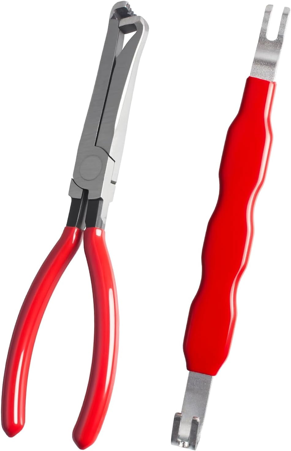 Gosknor 2pcs Electrical Disconnect Pliers, Electrical Connector Pliers Terminal Removal Tools Metal Automotive Hose Disconnect Tools Car Fuel Line Tool For Push Tab Style Plugs - View #9