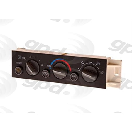 Global 1712107 HVAC Control Panel Fits select: 1996-2000 CHEVROLET GMT-400, 1996-2000 CHEVROLET TAHOE