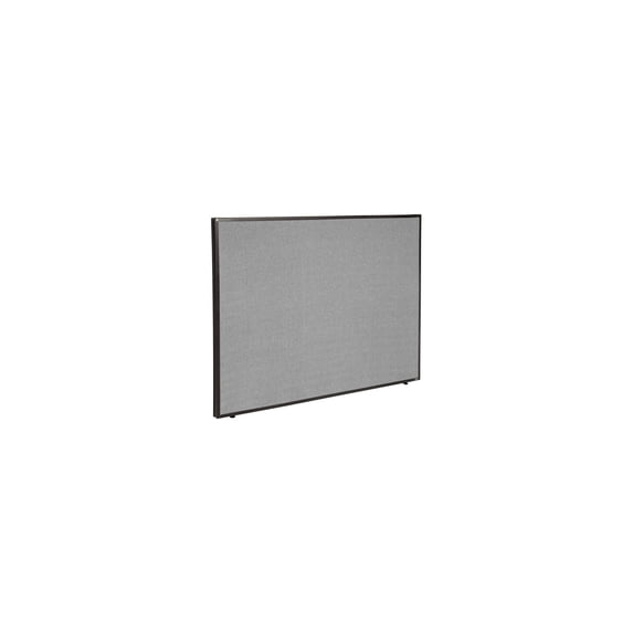 Global Industrial 60-1/4"W x 42"H Office Partition Panel, Gray