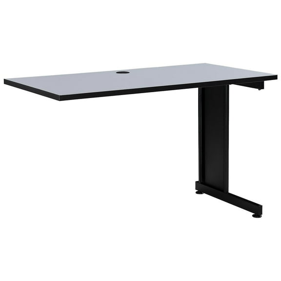 Global Industrial Right Handed Return Table, 48", Gray