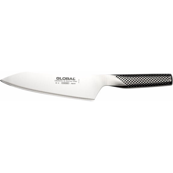Global G-4 Classic 7 Inch Stainless Steel Oriental Chef Knife