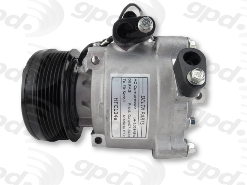 Global 7513382 New A/c Compressor Fits select: 2011-2015 MITSUBISHI LANCER, 2016-2020 MITSUBISHI OUTLANDER