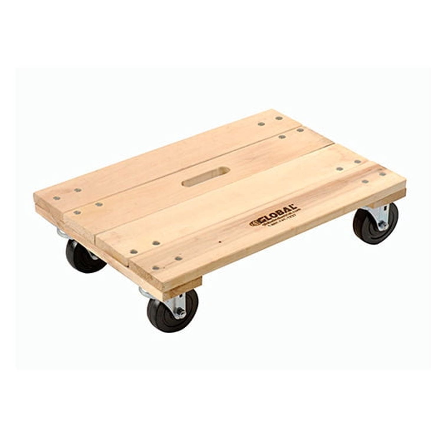 Hardwood Dolly - Solid Deck, 36 x 24, 1200 Lb. Capacity