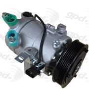 Global A/C Compressor 6513202 Fits select 2014-2016 HYUNDAI ELANTRA, 2014-2017 KIA FORTE