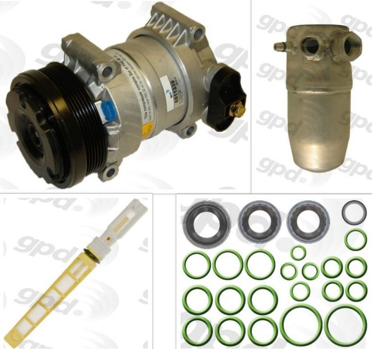 For Chevy K5 Blazer K10 Suburban V3500 OEM AC Compressor W/ A/C Repair Kit DAC E - Foto 8