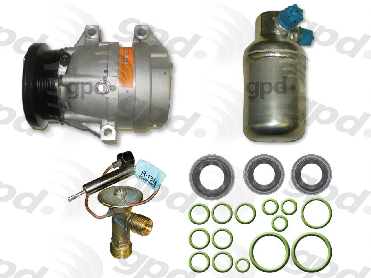Global A/C Compressor Kit 9611742 Fits select: 1994-1995 PONTIAC GRAND AM, 1994-1995 BUICK SKYLARK