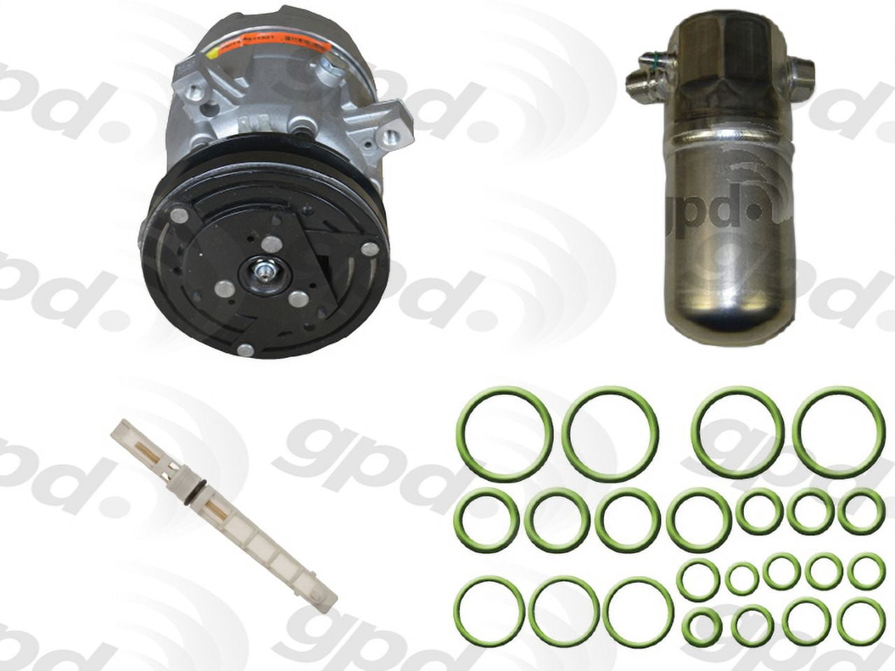 Global A/C Compressor Kit 9612185 Fits select: 1985-1986 CHEVROLET CAVALIER, 1985-1989 PONTIAC GRAND AM