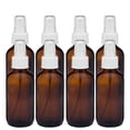 thumbnail image 1 of Global Amber 4oz White Mist Sprayer Bottle (120ml) Pack of 8, 1 of 4