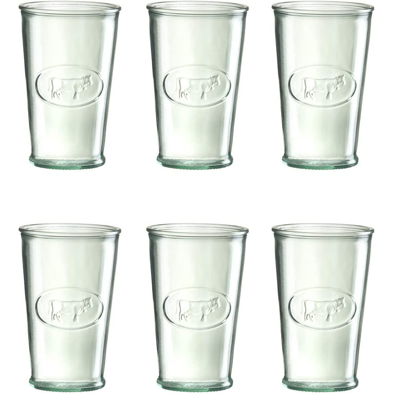 Certified International Set of 8 Clear Diamond Acrylic Drinkware