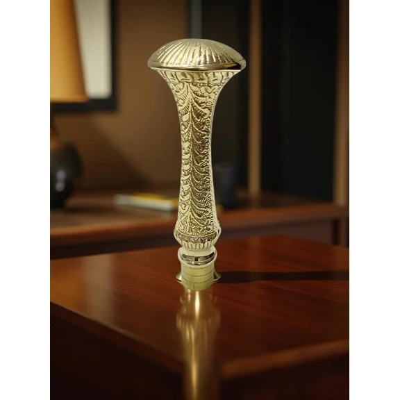 Global Antiques Decorative Solid Brass Walking Stick Handle Victorian Style Handle for Wooden Cane Men Women