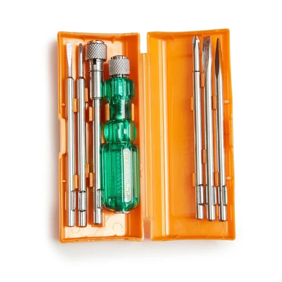 Global Antiques Taparia 840 Screwdriver Set with Bulb Line Tester Electrical Hand Tools for Home DIY & Professional Use