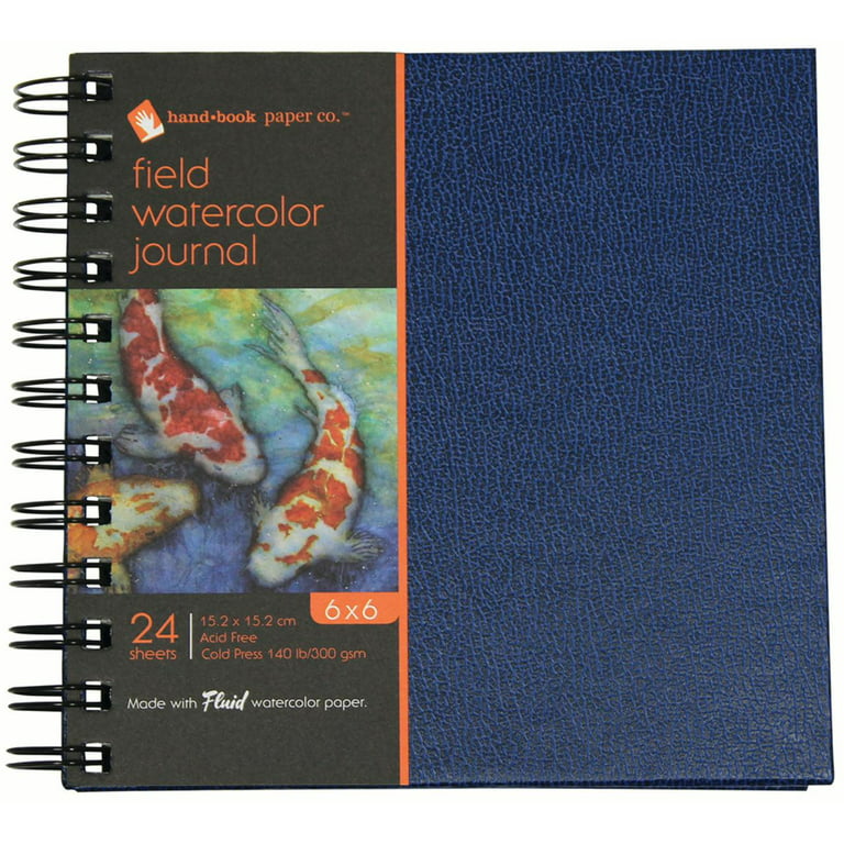 Global Art Field Watercolor Journal, 6 x 6