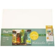 Global Art Materials Fluid 100 Hot Press 140 lb. Watercolor Paper 22"x30"