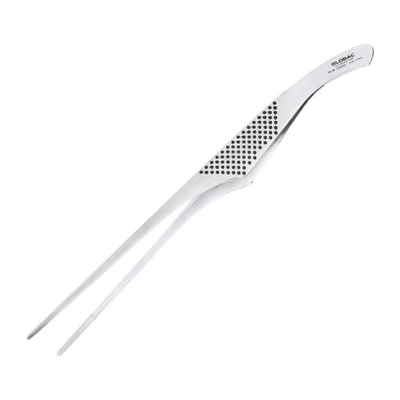 Global Classic Stainless Steel 11.75 Inch Pincet/Utility Tongs