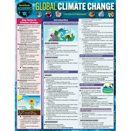 Global Climate Change : QuickStudy Laminated Reference & Study Guide (Edition 1) (Other)