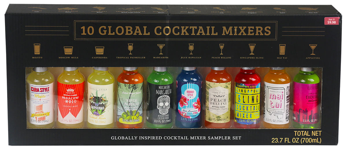 Global Cocktails Mixers Sampler Set, 10 pk - image 1 of 17