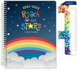 thumbnail image 1 of Global Datebooks Dated Elementary Student Planner for Academic Year 2024-2025 Includes Ruler/Bookmark and Planning Stickers (August 2024-June 2025, Block Style - 8.5"x11" - Reach For The Stars), 1 of 10