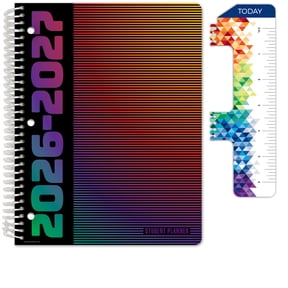 Global Datebooks Secondary Student Planner AY 2026-2027 - Matrix Style - 8.5"x11" (Spectrum)