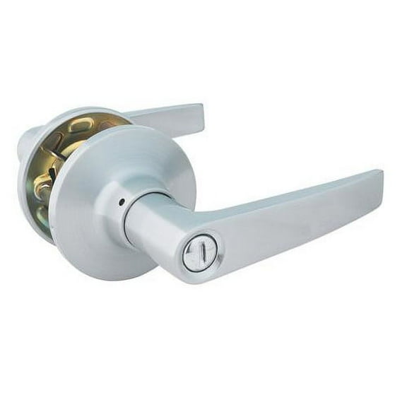 Grade 3 GLS Series Franklin Privacy Function Leverset in Satin Chrome