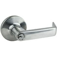 thumbnail image 1 of Global Door Controls Lever Handle Exit Device Trim with Entry Function in Satin Chrome Finish, 1 of 2