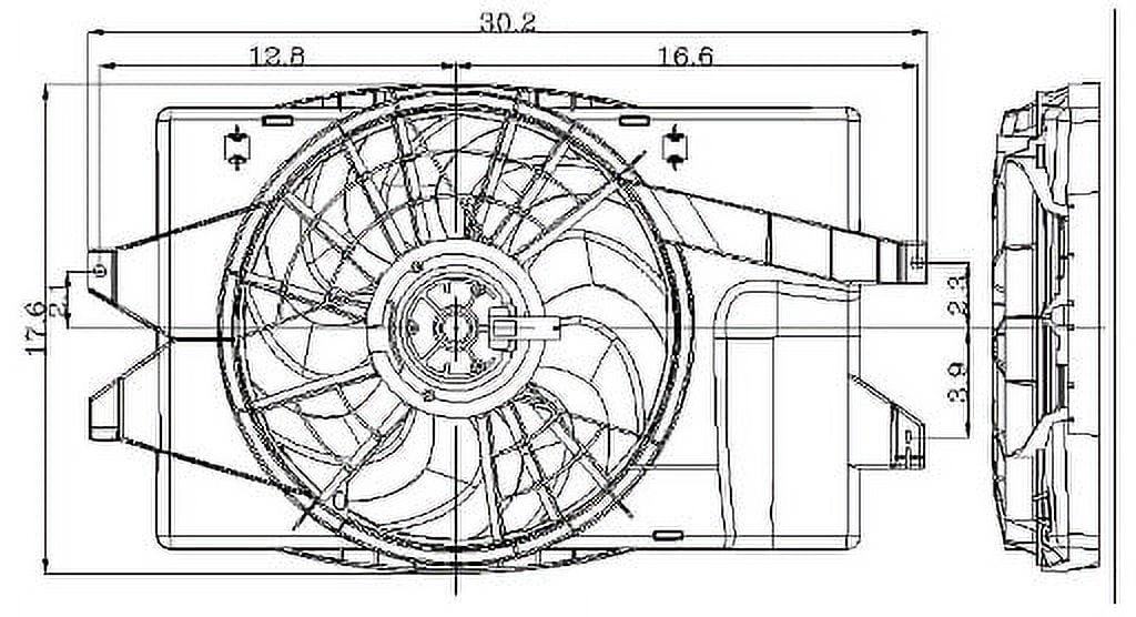 Global Engine Cooling Fan Assembly 2811473