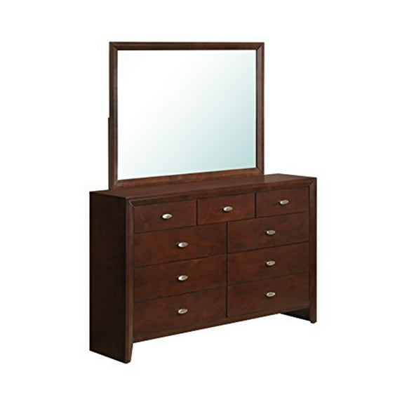 Global Furniture Dresser Brown Cherry