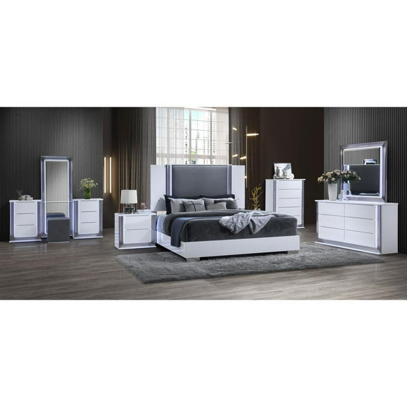 Global Furniture Modern King Bed Group Set