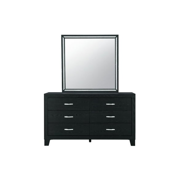 Global Furniture Reid Black Mirror