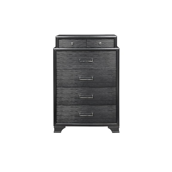 Global Furniture USA Transitional Glam Jordyn Grey Chest, Grey