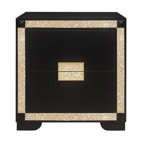 Global Furniture USA Blake Contemporary Glitter Nightstand, 1Pc.
