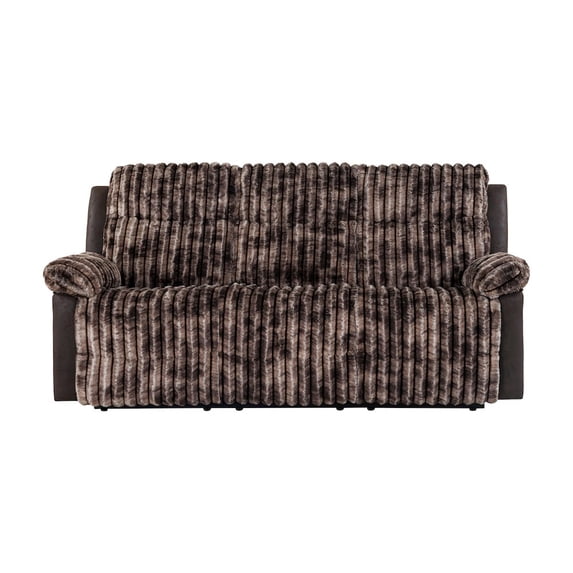 6028 Brown Extra Soft and Padded Reclining Sofa
