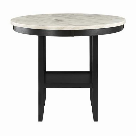 Global Furniture USA D40011 Light Gray Marble Bar Set with D1622 Bar Stool