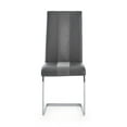 thumbnail image 1 of Global Furniture USA Faux Leather Dining Chairs in Gray, 1 of 6