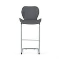 thumbnail image 1 of Global Furniture USA Faux Leather Modern Bar Stool in Gray (Set of 4), 1 of 4