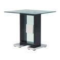 thumbnail image 1 of Global Furniture USA Glass Top Contemporary Black End Table, 1 of 2