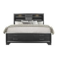 thumbnail image 1 of Global Furniture USA Jordyn Textured Grey Full Storage Bed, 1 of 4