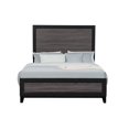 thumbnail image 1 of Global Furniture USA Lisbon Engineered Wood Queen Bed in Dark Gray/Black, 1 of 3