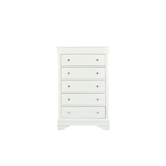 POMPEI METALLIC WHITE CHEST