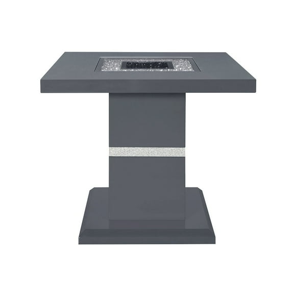 MONACO DARK GREY END TABLE