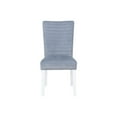 thumbnail image 1 of Global Furniture USA Monaco Wood 5pc White and Light Gray Dining Set, 1 of 4