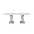 thumbnail image 1 of D12 Natural Double pedestal Wood Dining Table, 1 of 3