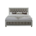 thumbnail image 1 of Global Furniture USA Riley Silver Tufted Wooden King Bed, 1 of 4