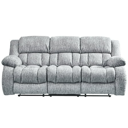 Global Furniture USA Transitional Reclining Sofa/Console Reclining Loveseat/Glider Recliner Set