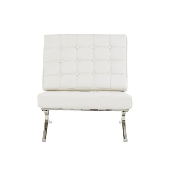 Global Furniture USA Tufted Chair White