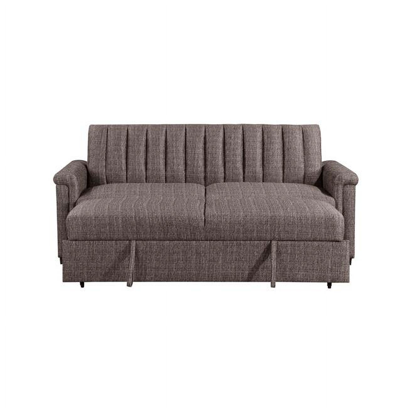 Global Furniture USA U0201BROWNPULL OUT SOFA BED Dark Brown Pull Out