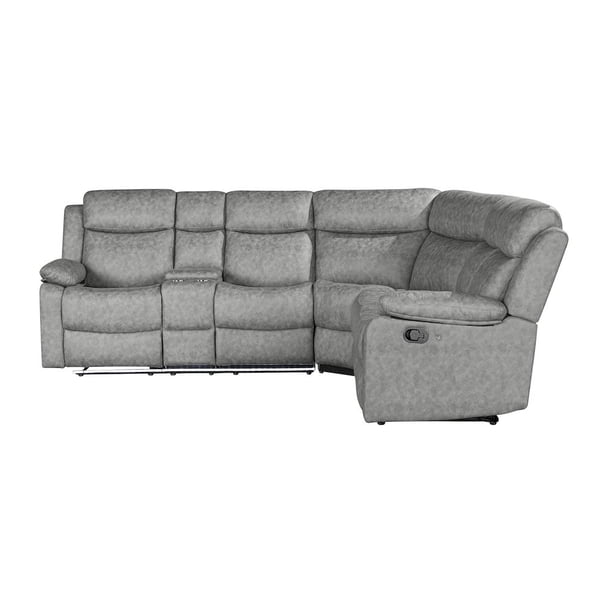 Global Furniture USA Modern Grey Bar Stool – PU Upholstered Seat, Chrome Legs, Standard Height