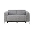 thumbnail image 1 of Global Furniture USA U8521 Two-Tone Gray Fabric 36 Power Reclining Loveseat, 1 of 6