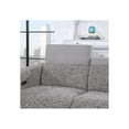 thumbnail image 1 of Global Furniture USA U8521 Two-Tone Gray Fabric 36 Power Reclining Sofa, 1 of 6