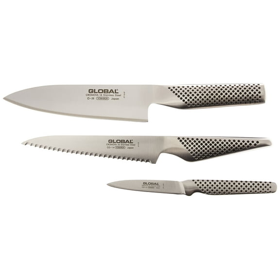 Global G-581415 Peeling Knife, Silver